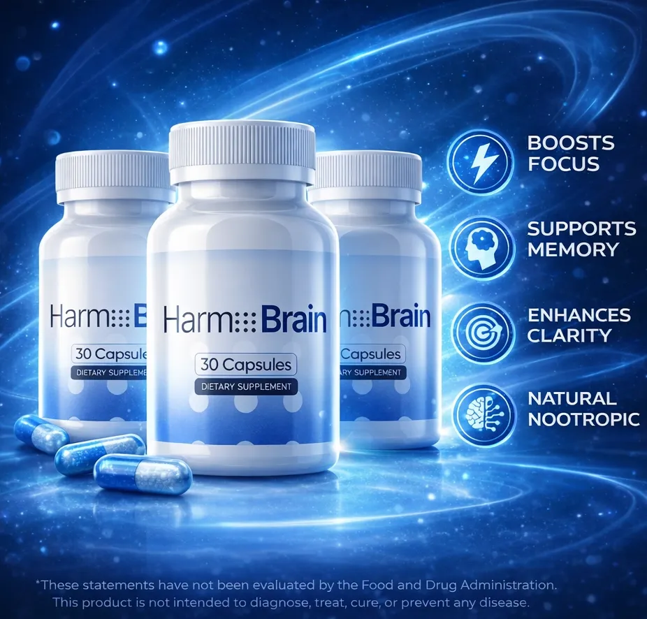 Harmo Brain cognitive support supplement bottle
